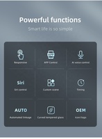 UEMON Smart Home Automation Tuya App Controlada Luz de pared Wifi Interruptor inteligente para casa Hotel Garaje Control de voz Eléctrico