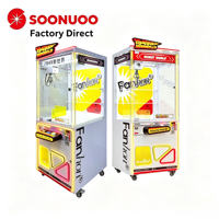 Machine distributrice de poupées et de capsules à griffes, automatique, personnalisée, Mega Mini pleine taille, 110V, pour centre commercial et vitrine, avec éclairage LED