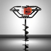 Machine de terrassement à essence 2 temps 62 cm³ haute puissance pour usage domestique, perceuse à trous, tarière, foreuse de terre