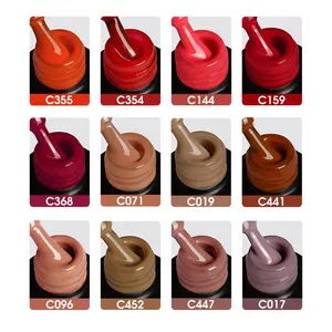 Rosalind Nail Supplies Salon 5ml Autumn Winter Popular Colour Red/brown Oem Logo Nail Polish Custom Vernis Semi Permanent Uv Gel