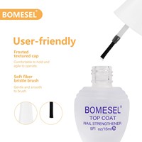 Fabricant de produits pour ongles : Gel UV protecteur professionnel, finition brillante, durcisseur d'ongles, couche de finition pour vernis gel OEM, longue tenue