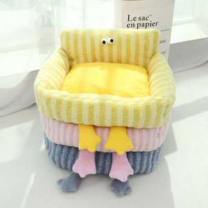 Lavável Pequeno Pet <span class=keywords><strong>Dog</strong></span> Camas Atacado Cozy Pet Bed para Cães Pet Almofada Cama Sofá - Product Image 4