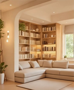 <span class=keywords><strong>Vitrine</strong></span> minimaliste en teck Bibliothèques rustiques Étagères à livres en bois Mobilier industriel pour bureau à domicile moderne et mobilier de bibliothèque - Product Image 2