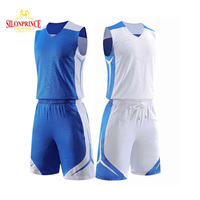 Ensemble de maillots de basket-ball réversibles à double couche Mesh Design India Number Basketball Uniformes