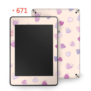 Autocollant en PVC pour Kindle Paperwhite 3 4, impression numérique, finition mate durable, peau protectrice de dessin animé - Product Image 1