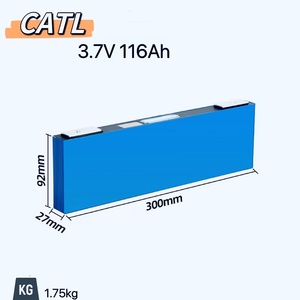 Batterie CATL Grade A 3.7v 116ah à cycle profond à haut débit utilisée dans le stockage d'énergie des automobiles à énergie solaire. - Product Image 5