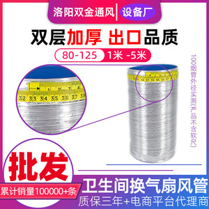 Tuyau d'évacuation flexible en aluminium Jiuwanli de 100 mm pour ventilateur de salle de bain - Product Image 5