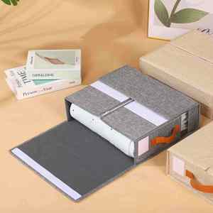 Modern Durable Oxford Cloth Bathfor Living Room Storage Box <b>Double</b> Handle Multi-Purpose Foldable Bedroom Furniture - Product Image 2