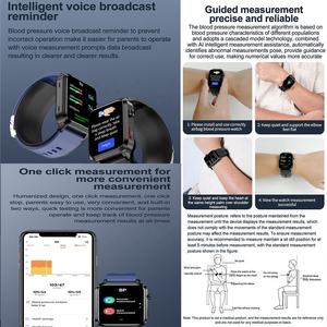 Reloj inteligente de lujo para presión arterial S11, reloj inteligente ECG, bomba de aire, <span class=keywords><strong>tipo</strong></span> globo, prueba precisa, rastreador de actividad física, reloj inteligente - Product Image 4