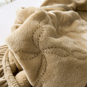 ดูโอ ซี ไอ เม่ย เหมียน คังผ้าคลุมที่นอน 1.8 ม. ผ้าคลุมเตียงอุ่นนุ่มผ้าฟลีซสีทึบสำหรับฤดูหนาว - Product Image 2