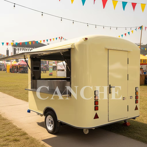 Camion de restauration, remorque de concession, climatisation, entièrement équipé, acier inoxydable, multifonctionnel, snack, restauration rapide, hamburger, café - Product Image 6
