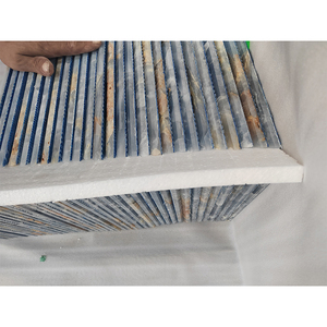 <span class=keywords><strong>Carrelage</strong></span> mural en marbre <span class=keywords><strong>bleu</strong></span> naturel de conception moderne, grande dalle de marbre polie pour la décoration de villa Solution de conception graphique - Product Image 5