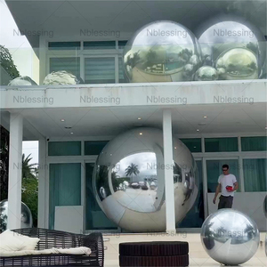 High Quality Decorative <b>Mirror</b> Sphere Custom Different Size Pvc Inflatable Sliver <b>Ball</b> Customized <b>Mirror</b> <b>Ball</b> High Quality Decor - Product Image 3