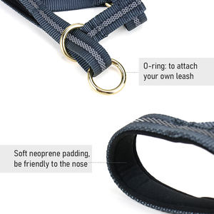 कस्टम लूप पालतू मग विरोधी काटने वाले चबाने वाली भौंकने वाली नरम लुहदी कुत्ते मजल - Product Image 5