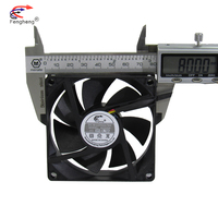 DC 12V 24V 2 broches 3 pouces Double roulement à billes 8020 ventilateur d'extraction 80mm 8cm CPU ordinateur refroidisseur ventilateur de refroidissement