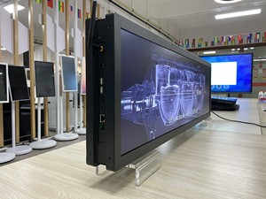 Veto Double-sided Ultra Wide Bar Type 37 Inch <b>Wall</b> Mounted Advertising <b>Display</b> Dual Screen Stretch Lcd Stretched Lcd Stretched - Product Image 5