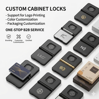 Serrure de meuble biométrique à empreinte digitale, serrure de tiroir intelligente NFC RFID, serrure de placard électronique sans perçage pour bureau, salle de sport, B2B