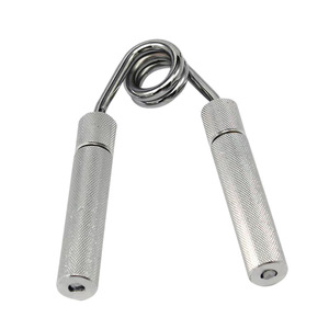 ที่จับเสริมความแข็งแรงของมือ เหล็กสีเงิน ปรับได้ 50-150 ปอนด์ สำหรับการฝึกออกกำลังกาย อุปกรณ์ออกกำลังกายข้อมือและแขน - Product Image 5