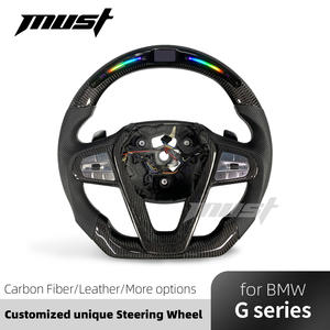 Para BMW 3 5 6 7 Series modelo de lujo Alpina B7 XDrive 750i 6-Series <span class=keywords><strong>GT</strong></span> G11 G12 G20 G30 volante LED de fibra de carbono personalizado - Product Image 2
