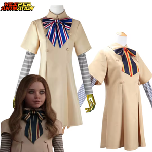 Película <span class=keywords><strong>M3GAN</strong></span> Cosplay disfraces gran oferta película de terror Cosplay vestido conjuntos completos disfraces de Halloween Closplay - Product Image 1