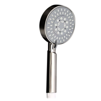 Robinet de baignoire de luxe avec douchette à main pour personnes âgées, avec interrupteur marche/arrêt, en acier inoxydable, kit de montage robuste pour baignoire