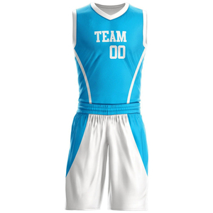 Uniforme de basket-ball de haute qualité en polyester 100%, meilleur design, vêtements de sport personnalisés pour l'extérieur, uniforme de basket-ball - Product Image 5