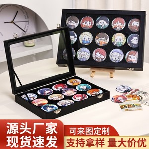 Anime Badge Storage Box Rectangle Standing Type Covered Figurine Display <b>Case</b> - Product Image 3