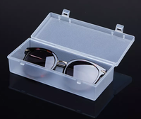 Boîtes en plastique transparent personnalisées Cheng Chen, petits contenants à charnière 160x66x39mm, emballage PP recyclable pour bougies, autocollants, artisanat