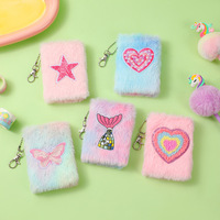 Mini Cuadernos Escolares con Dibujos Animados GF para Niños, Cuadernos Kawaii para Niñas, Blocs de Notas de Bolsillo, Lindos Blocs de Notas con Llavero