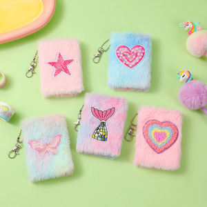 Carnets de notes miniatures en peluche pour enfants, thème rentrée scolaire, style <span class=keywords><strong>dessin</strong></span> animé, pour étudiants, blocs-notes de poche <span class=keywords><strong>Kawaii</strong></span> pour filles, jolis blocs-mémo avec porte-clés - Product Image 5