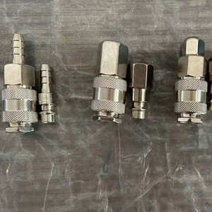 Conector Rápido 3 en 1 de 6 mm y 1/4 de Pulgada, Accesorio Neumático de Acero Inoxidable para Compresión de Aire, Uso Transfronterizo - Product Image 4