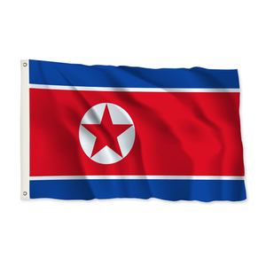 1 шт., готовые к отправке 3x5 футов 90x150 см, флаг Северной Кореи - Product Image 1
