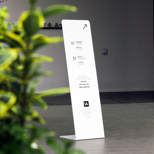 L Shaped Sign Board Custom Acrylic & Metal Displays | Durable