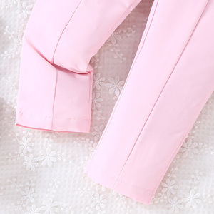 Ensemble de vêtements décontractés en laine pour filles, veste sans manches, pantalon avec un chapeau, ensemble respirant et tendance - Product Image 6