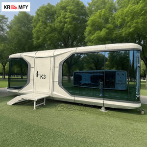 Tente de glamping avec toit en toile pour une expérience de camping de luxe, capsule spatiale - Product Image 4