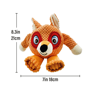 Perro mapache de peluche suave interactivo juguete Para masticar Para mascotas Nuevo diseno - Product Image 4