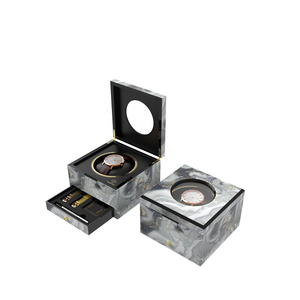 Gỗ Glass Top đồng hồ hiển thị trường hợp đồng hồ bằng gỗ <span class=keywords><strong>box</strong></span> với Saber giấy chứng nhận - Product Image 1