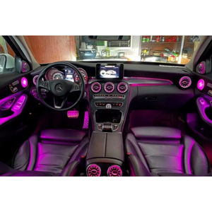 Symphomy - Luz Ambiental LED de 64 Colores para el Interior del Automóvil, para Mercedes-Benz Clase C Coupé 2016-2023, Accesorios de Decoración para Dos Puertas - Product Image 2