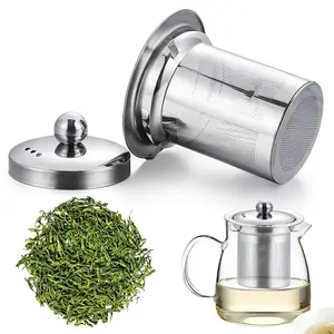 Yeniden kullanılabilir paslanmaz çelik çay süzgeci ince örgü demlik sepeti gevşek çay yaprağı kahve demetleri ot filtre kupa demlik Teaware