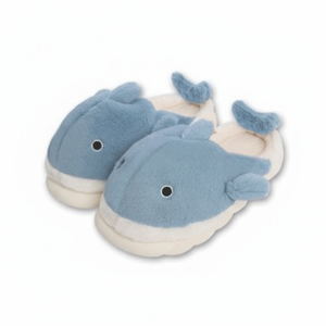Cuscino caldo balena pantofole da casa da interno per l'inverno per soggiorno comode pantofole da interno invernali senza rumore - Product Image 1
