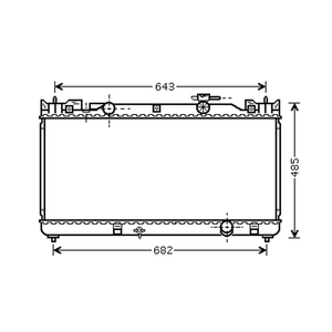 Renshun 1640028270อะไหล่<span class=keywords><strong>หม้อน้ำ</strong></span>ระบายความร้อนรถยนต์สำหรับ Toyota Camry <span class=keywords><strong>ACV30</strong></span> 2.0 2.4 2002-2006 2AZ 16400-28270 - Product Image 3