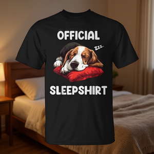 Camiseta oficial para dormir de Basset Hound, camiseta de pijama para amantes de los perros - Product Image 3