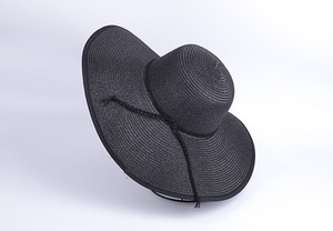 Sombrero de Sol de Ala Ancha Plegable de Papel Trenzado para Mujer, Ideal para Viajes y Playa, Verano - Product Image 6