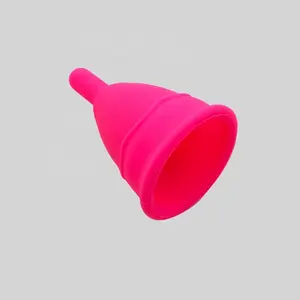 Customized Eco-friendly Daily Use white S medical silicone organic menstrual cup daily Manufacturers