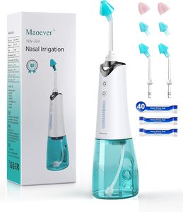 Irrigador Nasal Eléctrico, Dispositivo de Lavado Nasal Inalámbrico con Múltiples Boquillas para el Hogar y Viajes - Product Image 1