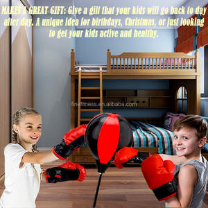 Balle de vitesse pour adultes et enfants, balle de réaction de <span class=keywords><strong>boxe</strong></span> à usage domestique, <span class=keywords><strong>sac</strong></span> de sable pour les frappes debout, <span class=keywords><strong>sac</strong></span> de <span class=keywords><strong>frappe</strong></span> inversé - Product Image 4