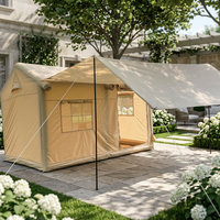 Tente gonflable extérieure imperméable de deux pièces pour la maison tente gonflable de camping de famille de ménage