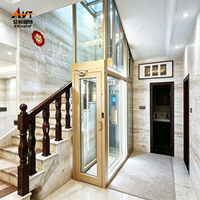 Ascenseur résidentiel moderne pour visites touristiques, petit ascenseur personnalisé pour villa, installation intérieure ou extérieure
