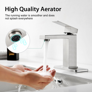 Modern minimalist style fits vessel basin easy to operate 304 stainless steel single hole bathroom vessel sink faucet - Product Image 2