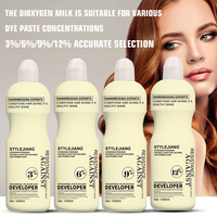 Oxígeno Capilar de Fórmula Suave de 1000 ml para Cabello Teñido, Tipo LYE, Sin Crueldad, Sin Irritación, para Cuero Cabelludo Sensible